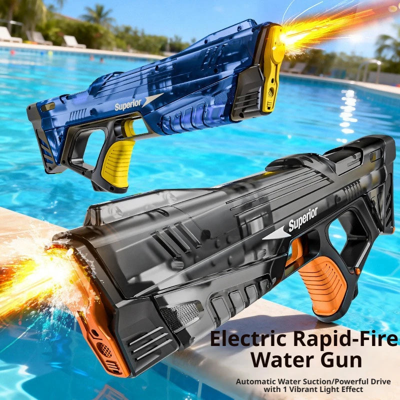 Electric Water Guns For Adults Powerful Squirt Automatic Water Suction Water Blasters Summer Outdoor Beach Toy For boys Kid Gift