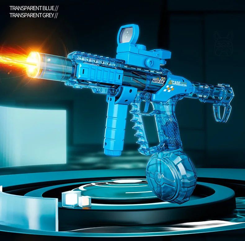 Flame Effect Electric Water Guns For Powerful Squirt Automatic Water Suction Water Blasters Summer Outdoor Beach Toy For Gift