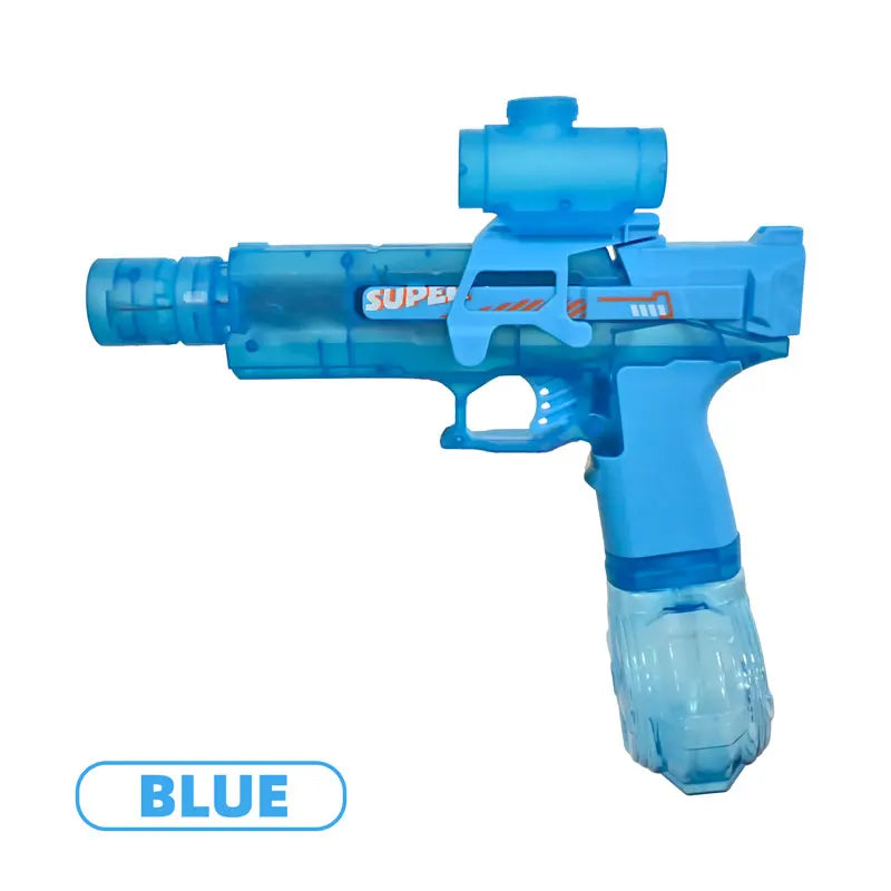 Flame Effect Electric Water Gun, Automatic Bursts Water Blaster with Blowback Action, Summer Pool Beach Water Fight Games Toy