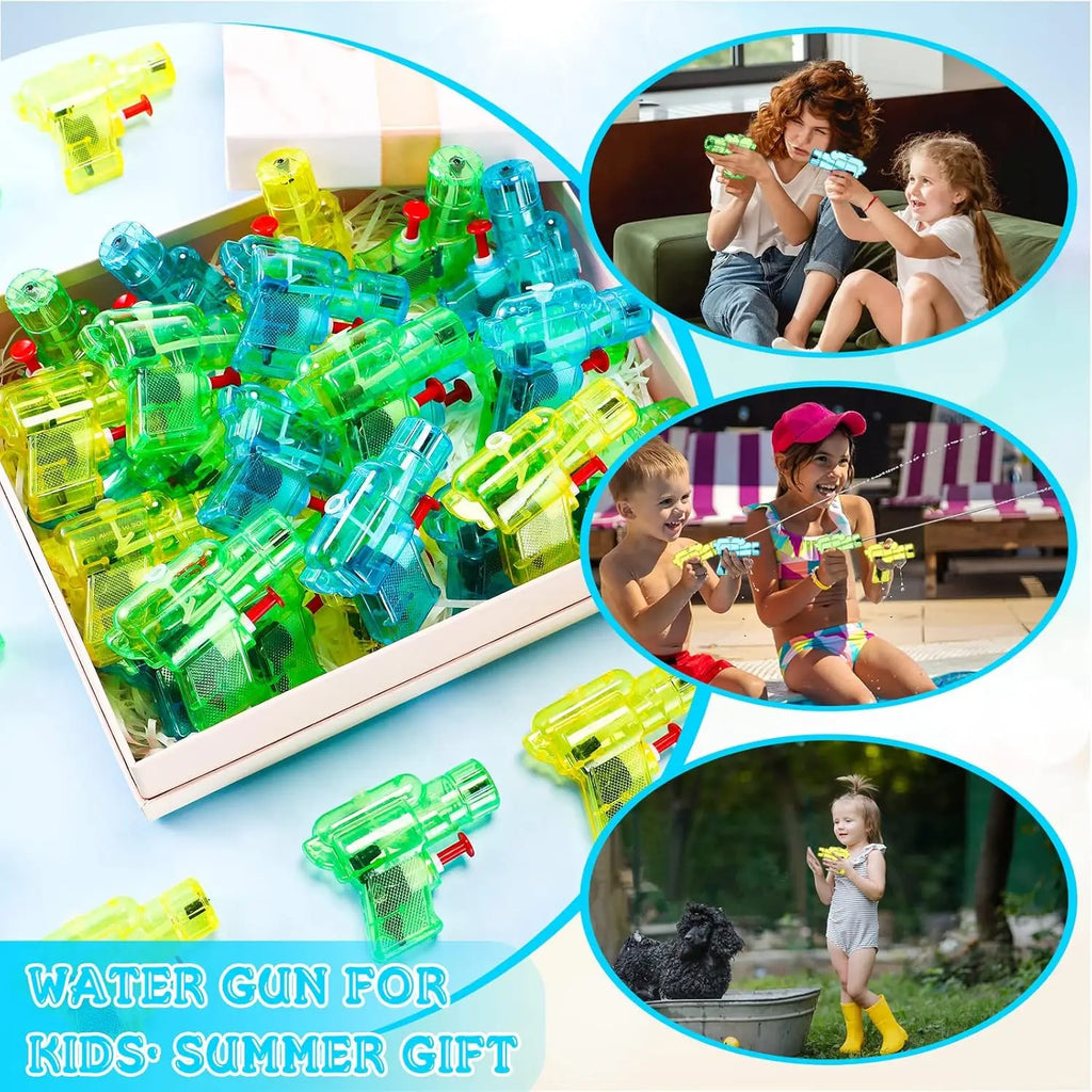 50-200 Pack Mini Water Gun for Boys and Girls Colorful Water Squirt Guns Small Toy Gun Plastic Pistol for Beach Water Park
