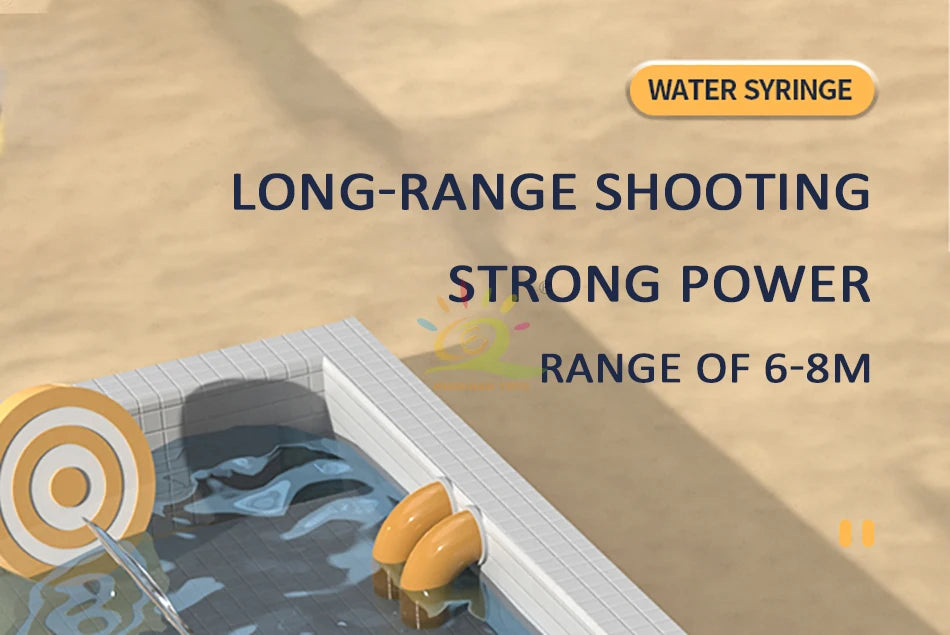 Revolver Electric Automatic Water Gun Backpack Pistol Firing Waters Fight Summer Outdoor Beach Swimming Pool Shooting Game Toys