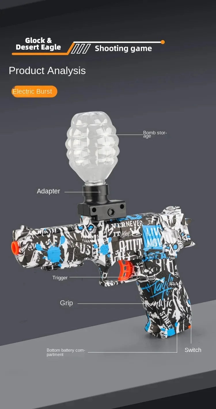 gel blasters Electric Multiple Water Bullet Guns Pistols First Person Shooting Games bb gun toys adult ,Party Gifts for Children